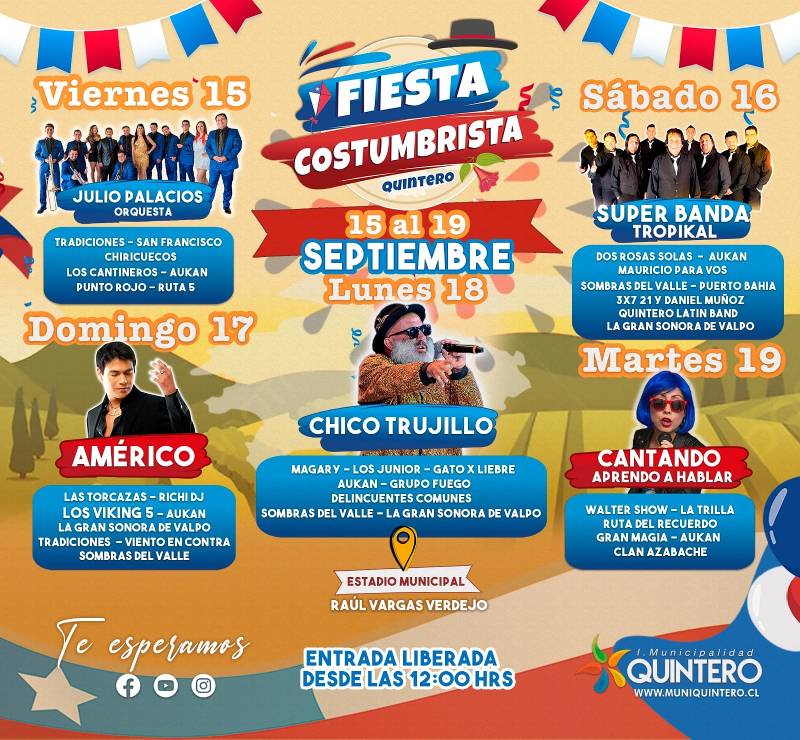Fiesta Costumbrista Quintero 2023 1 fiesta costumbrista de quintero