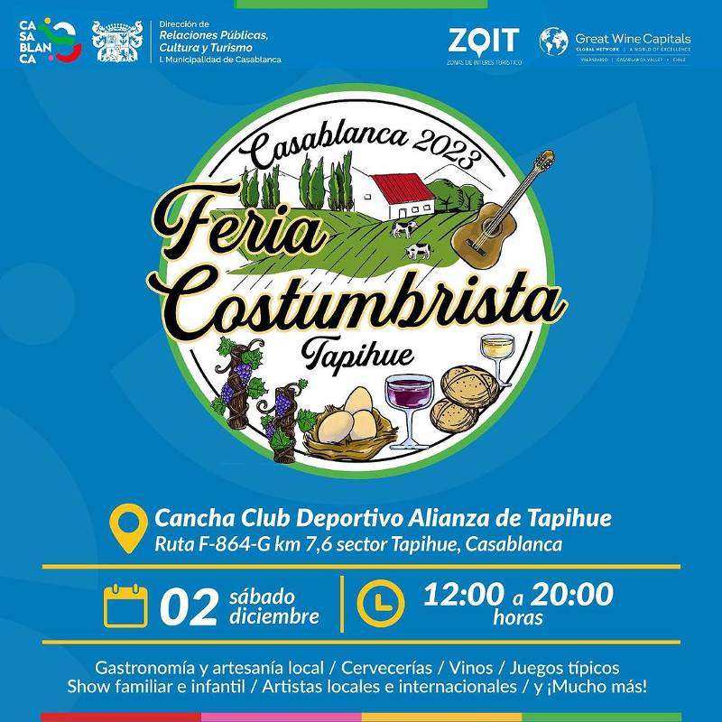 Fiesta Costumbrista de Tapihue Casablanca 2023 1 Fiesta Costumbrista de Tapihue Casablanca 2023