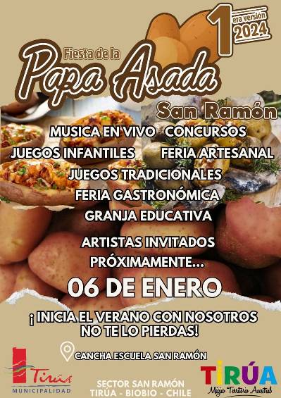 1ª Fiesta de la Papa Asada en Tirúa 1 1a fiesta de la papa asada tirua