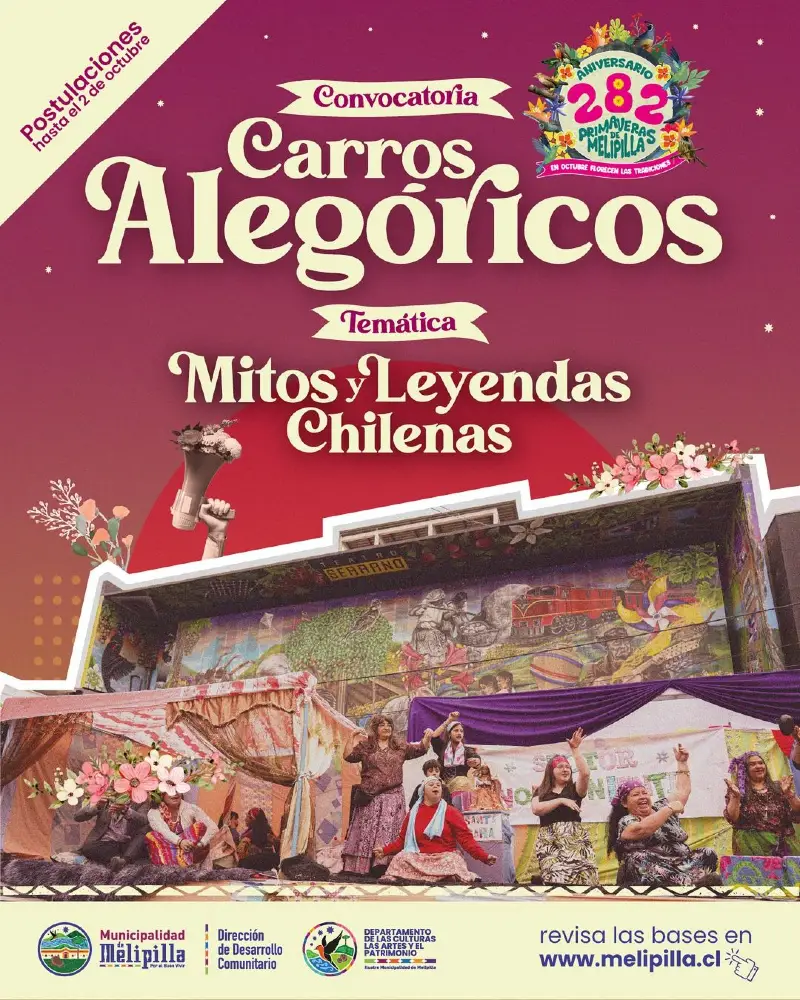 Desfile de Carros Alegóricos en Melipilla