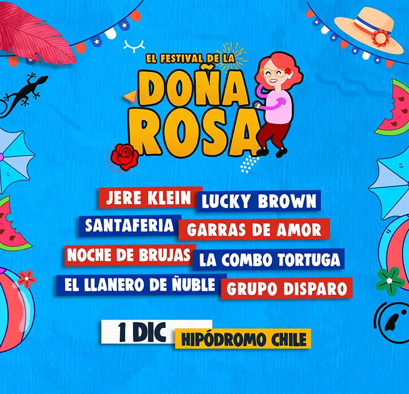 El Festival de Doña Rosa: Un Gran Cierre de Año en el Hipódromo Chile 1 festival de doña rosa