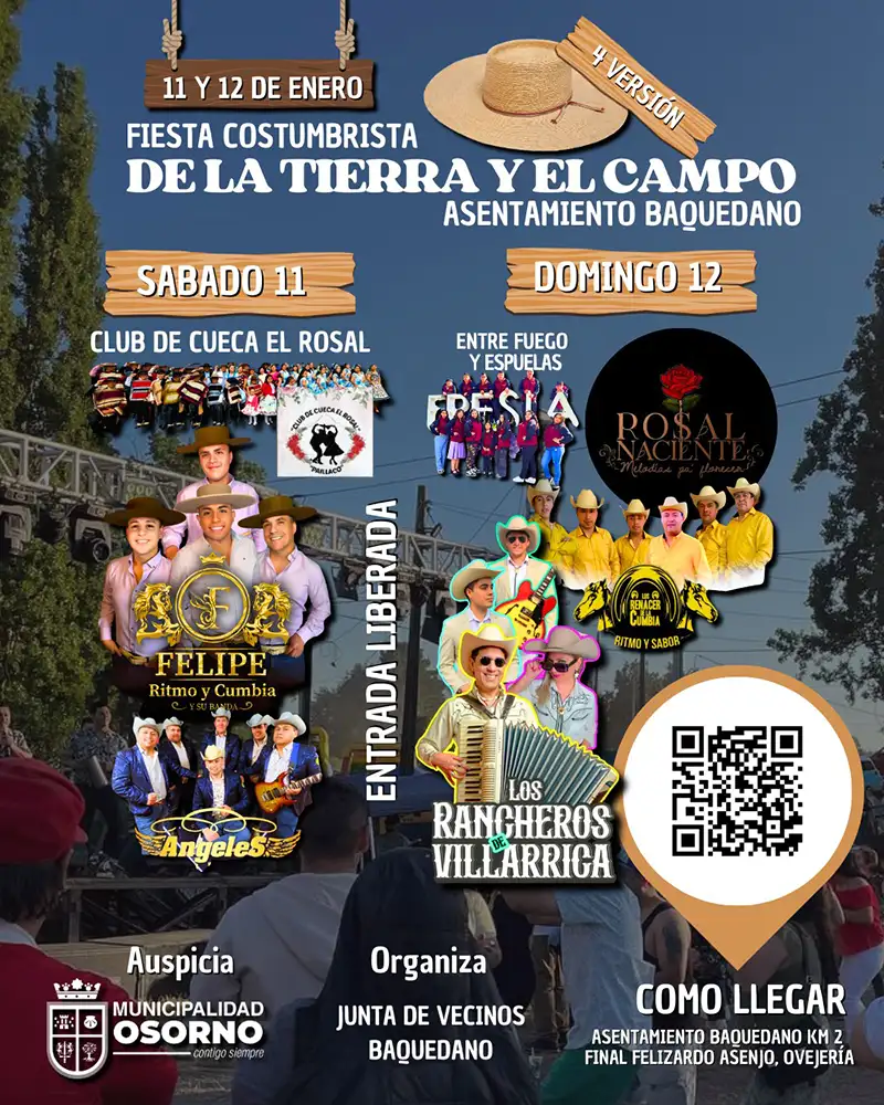 fiesta costumbrostas de la tierra y el campo osorno