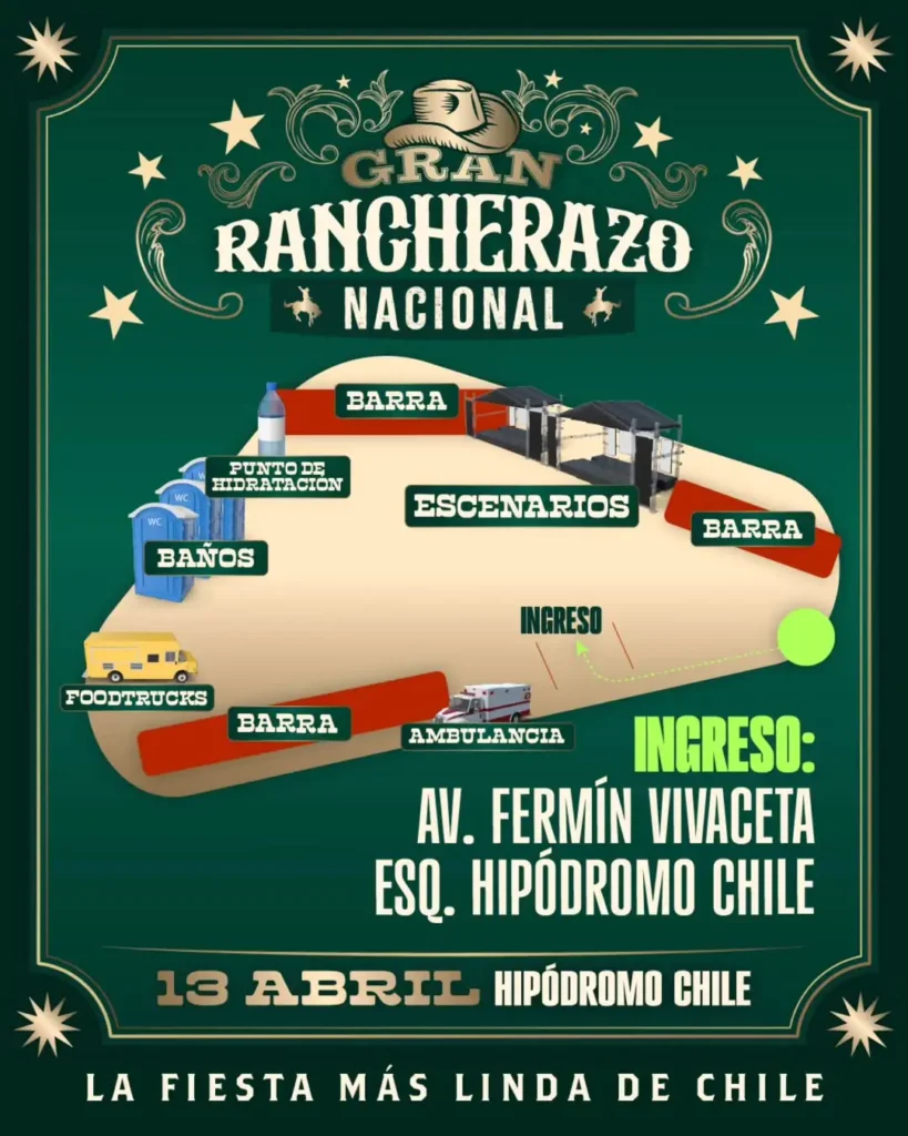 Gran Rancherazo Nacional 2025: Un Evento Imperdible 2 MAPA RANCHERAZO 2025