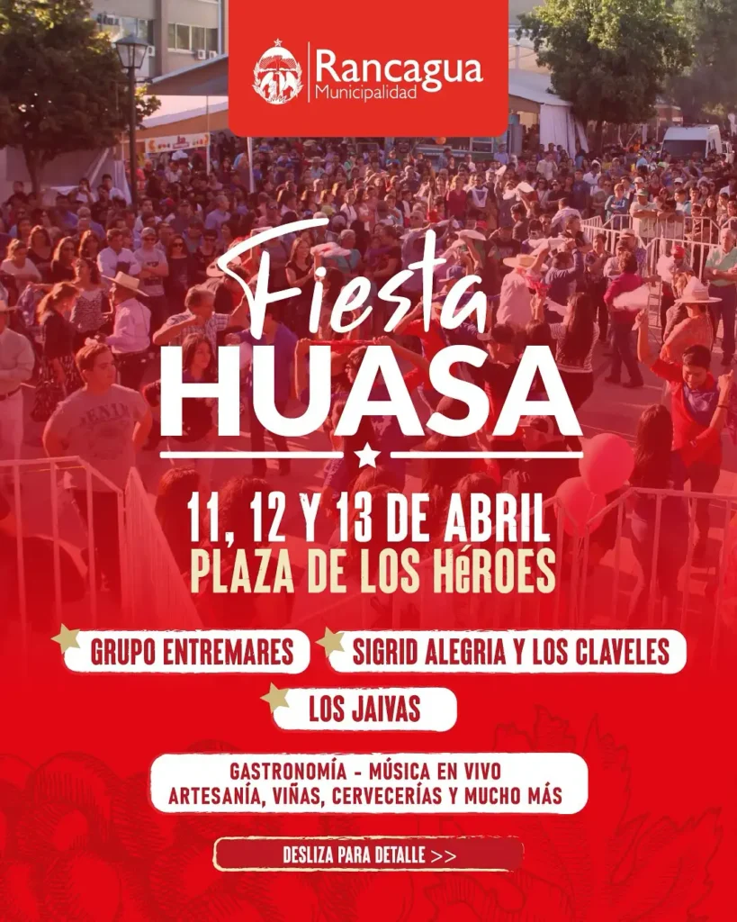 Fiesta Huasa 2025 en Rancagua: Tradición, sabor y música en la Plaza de los Héroes 1 Fiesta Huasa 2025