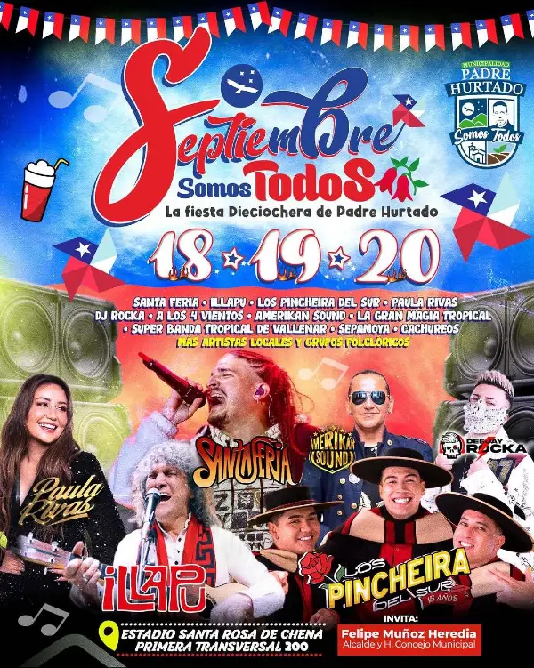 Fiesta Dieciochera 2025 en Padre Hurtado