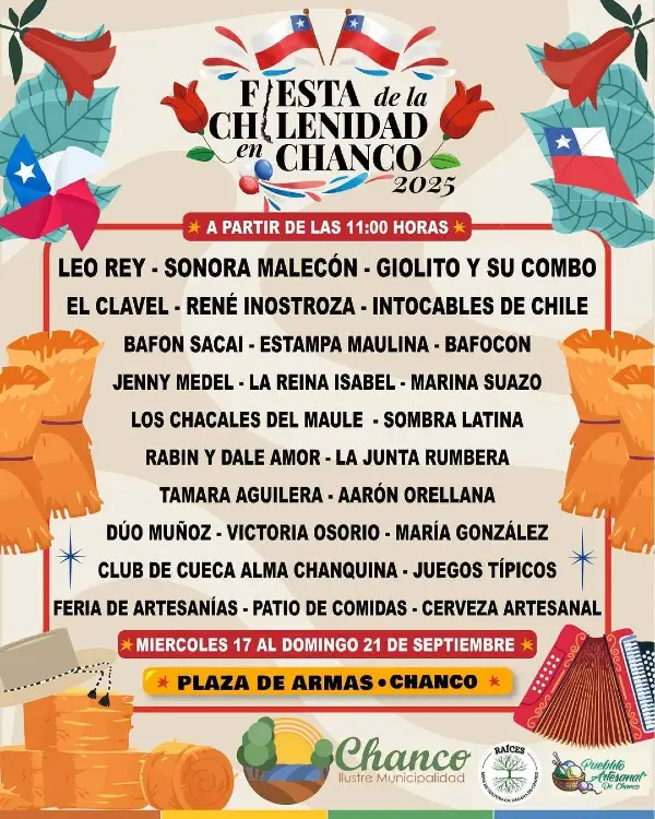 Fiesta de la Chilenidad en Chanco 2025