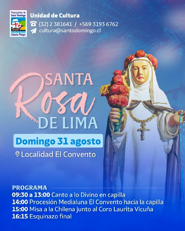Fiesta de Santa Rosa de Lima en Santo Domingo 2025