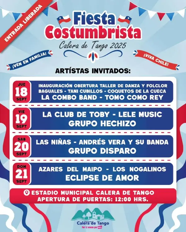 Fiesta Costumbrista Calera de Tango 2025: música, tradición y cultura 1 Fiesta Costumbrista Calera de Tango 2025