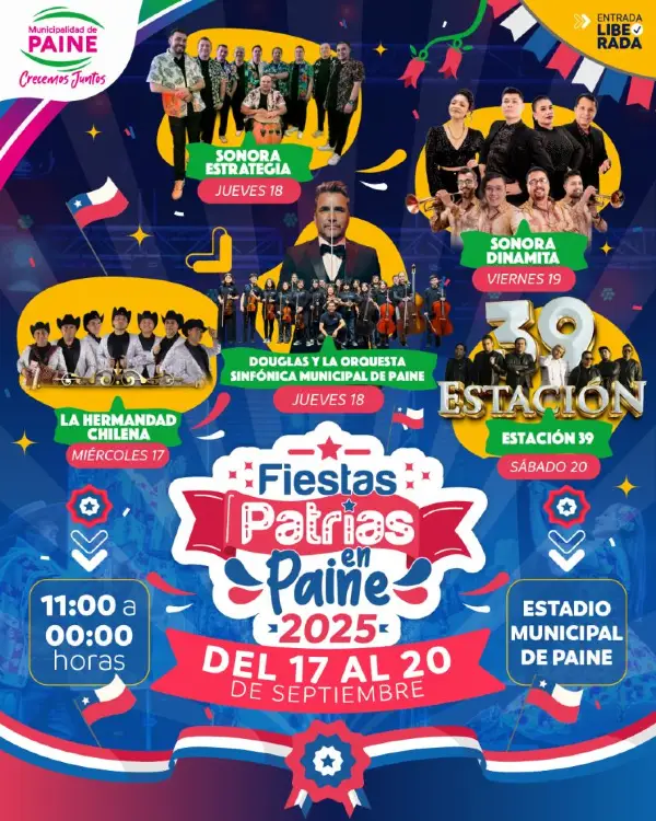 Fiestas Patrias en Paine 2025