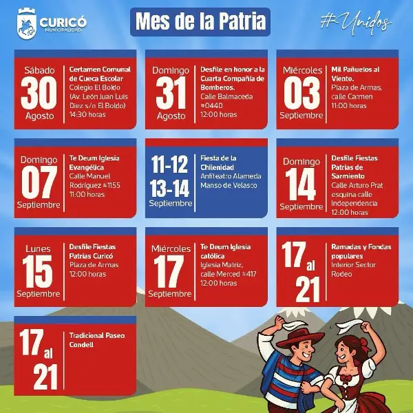 Mes de la Patria en Curicó 1 Mes de la Patria en Curicó