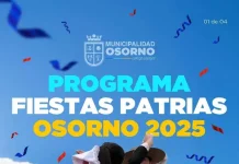 Programa Fiestas Patrias Osorno 2025