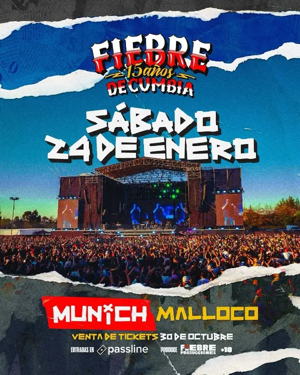 15 años de Fiebre de Cumbia 