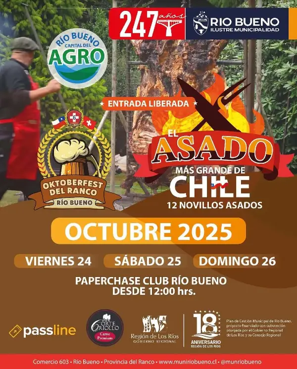 Asado Más Grande de Chile en Río Bueno