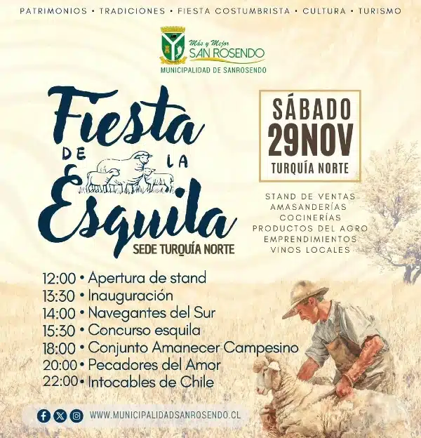 Fiesta de la Esquila 2025 en Turquía Norte 