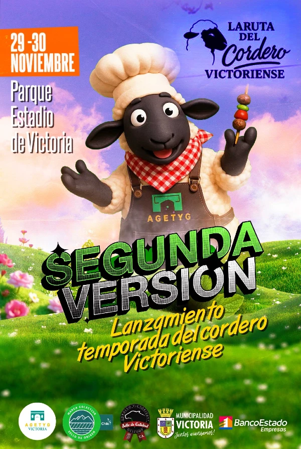 Temporada del Cordero Victoriense 2025: Sabor, tradición y competencia en la Araucanía 1 Temporada del Cordero Victoriense 2025