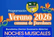 Programación Verano 2026 en Paredones