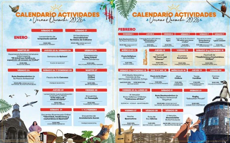 Actividades Verano Quemchi 2026