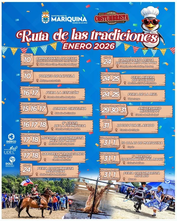 Ruta de las Tradiciones Mariquina 2026 1 Ruta de las Tradiciones Mariquina 2026
