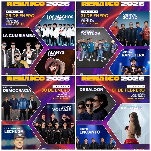 Show Aniversario Renaico 2026: Música y Celebración por los 142 años 1 Show Aniversario Renaico 2026