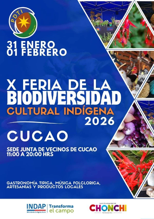 X Feria de la Biodiversidad Cultural Indígena 2026 en Chonchi 1 X Feria de la Biodiversidad Cultural Indígena 2026 en Chonchi