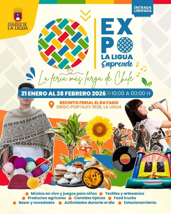 Expo La Ligua Emprende 2026: la feria más larga de Chile 1 Expo La Ligua Emprende 2026