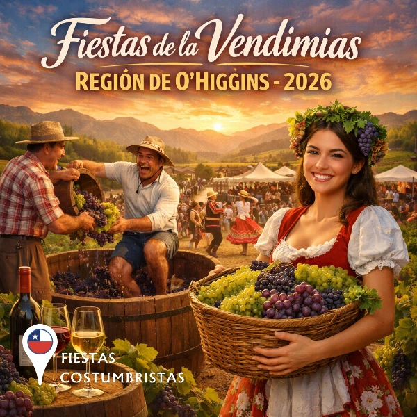 Fiestas de la Vendimias Región de O’Higgins 2026