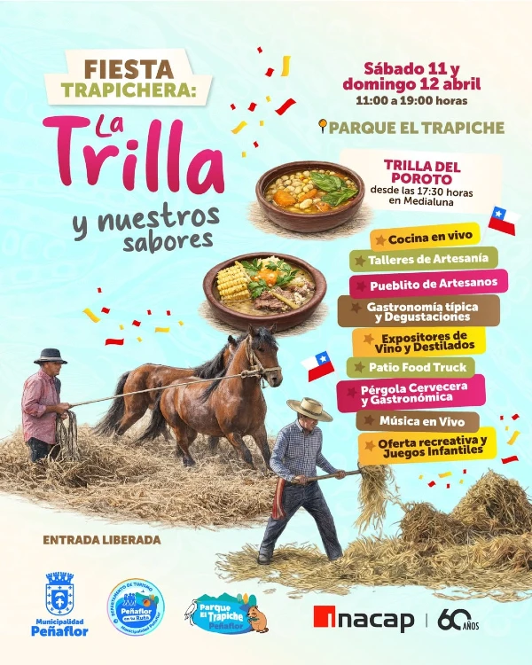 Fiesta Trapichera: la Trilla y Nuestros Sabores en Peñaflor 1 Fiesta Trapichera: la Trilla y Nuestros Sabores en Peñaflor