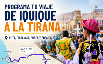 Programa tu viaje de Iquique A LA tirana