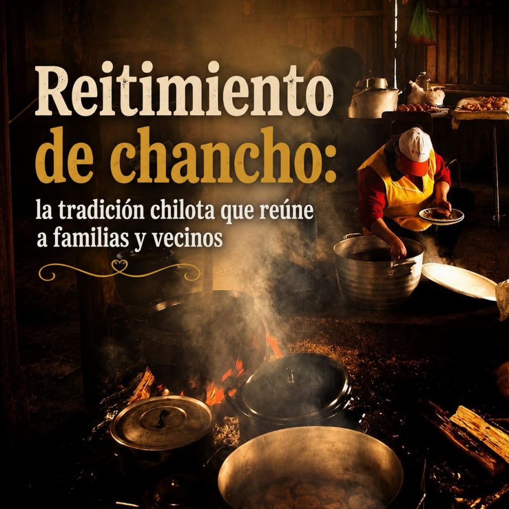 Reitimiento de chancho: la tradición chilota que reúne a familias y vecinos 1 Reitimiento de Chancho