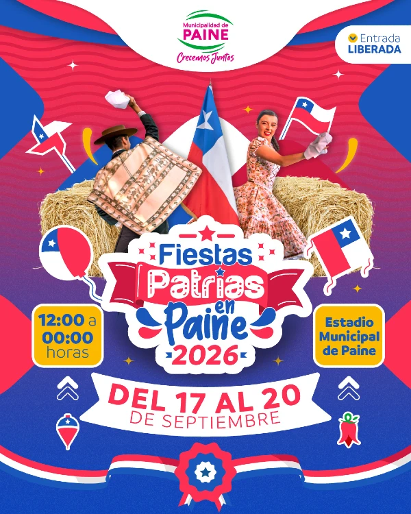 Fiestas Patrias en Paine 2026 1 Fiestas Patrias en Paine 2026
